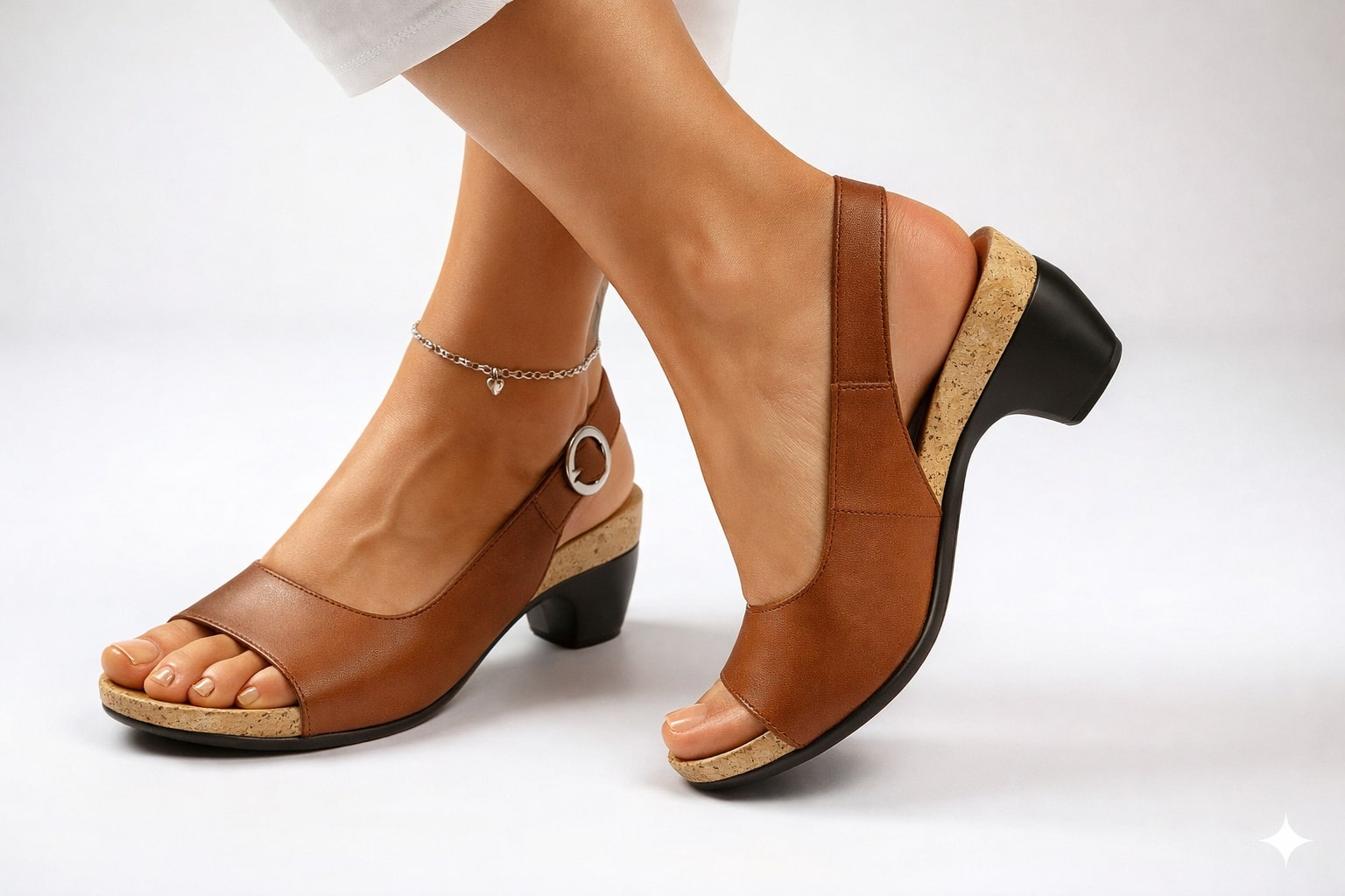 Podiflex - Peep Toe Heel Sandals